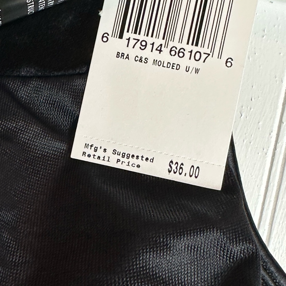 Playtex Black Full Coverage Bra with Wide Straps - Picture 9 of 10